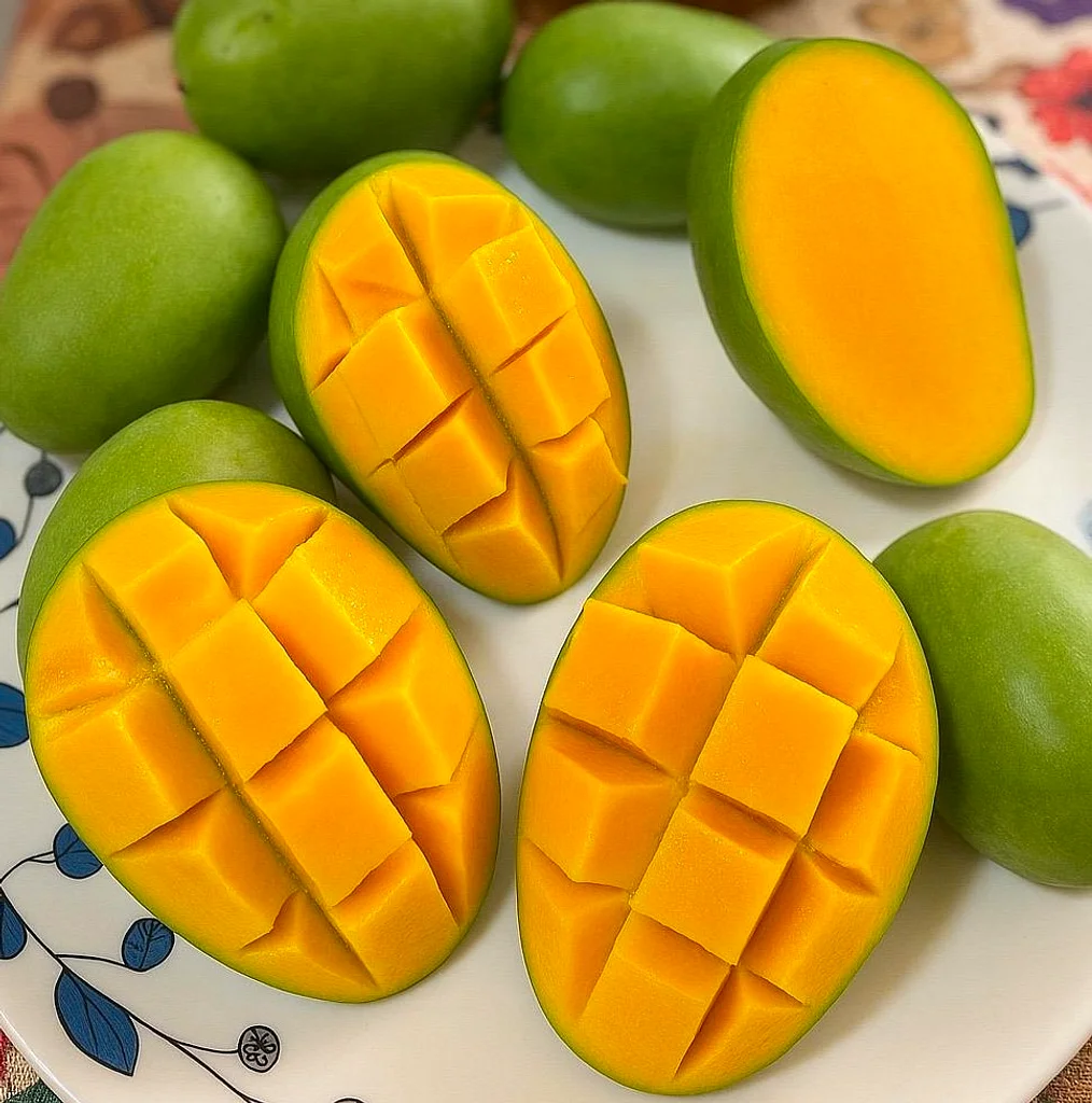 Fresh Bhagalpur Dudhia Malda Mangoes